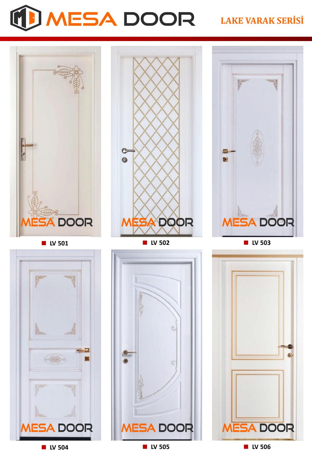 mesa door lake kapı modelleri